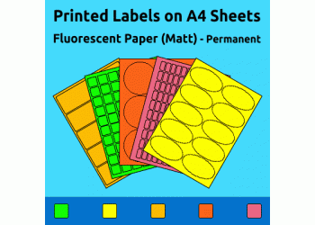 Fluorescent Paper (Matt) - Permanent 