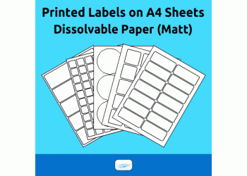 Dissolvable Paper (Matt) - Easy to remove