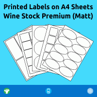 Wine Label Premium (Matt) - Permanent 