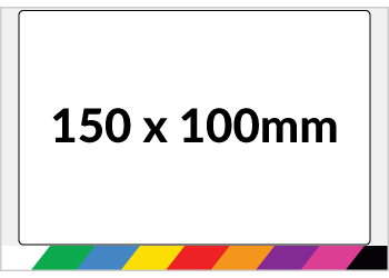 150x100mm Printed Paper or Synthetic Labels