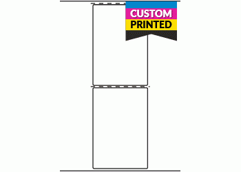 100mm x 148mm (with perforation) - Custom Printed Labels