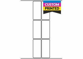 50mm x 115mm - Custom Printed Labels