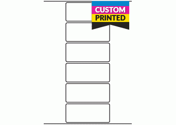 100mm x 43mm - Custom Printed Labels