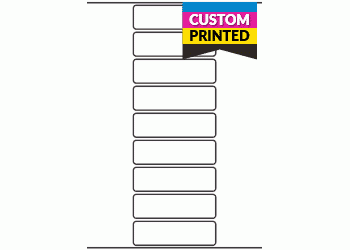 100mm x 29mm - Custom Printed Labels