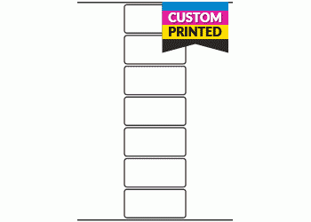 84mm x 39mm - Custom Printed Labels