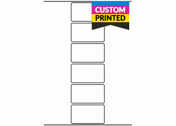 80mm x 45mm - Custom Printed Labels