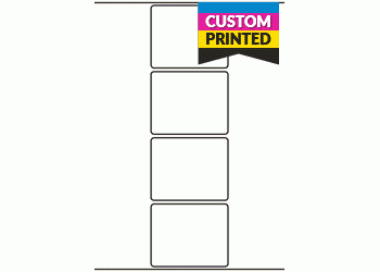 74mm x 60mm - Custom Printed Labels