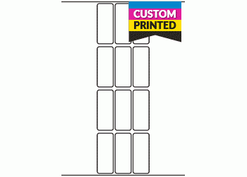 26mm x 65mm - Custom Printed Labels