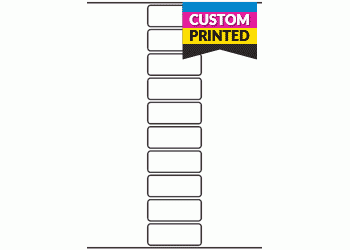 65mm x 26mm - Custom Printed Labels