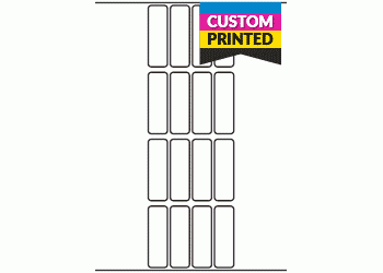 20mm x 64mm - Custom Printed Labels