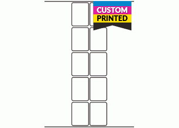 40mm x 55mm - Custom Printed Labels