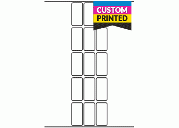 26mm x 54mm - Custom Printed Labels