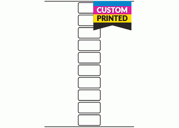 54mm x 26mm - Custom Printed Labels