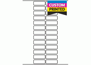 51mm x 17mm - Custom Printed Labels