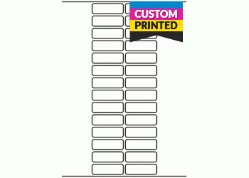 46mm x 15mm - Custom Printed Labels