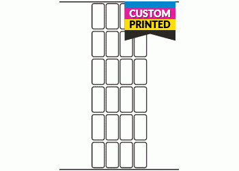 22mm x 45mm - Custom Printed Labels