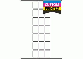 26mm x 37mm - Custom Printed Labels