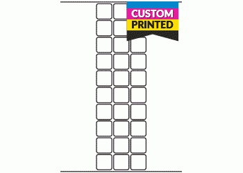 26mm x 26mm - Custom Printed Labels