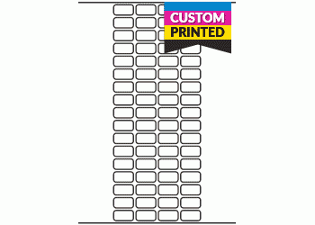 23mm x 12mm - Custom Printed Labels