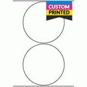 149mm dia Circle - Custom Printed Labels 
