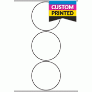 90mm dia Circle - Custom Printed Labels 