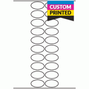 45mm x 25mm Oval - Custom Printed Labels 