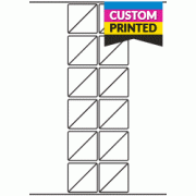 45mm Triangle - Custom Printed Labels 