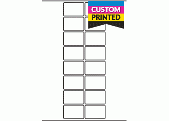 51mm x 34mm - Custom Printed Labels