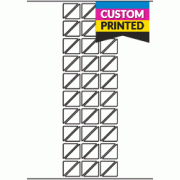 25mm Triangle - Custom Printed Labels 