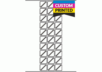 25mm Triangle - Custom Printed Labels