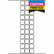 23mm x 23mm - Custom Printed Labels 