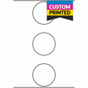 80mm dia Circle - Custom Printed Labels 