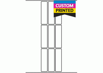 26mm x 97mm - Custom Printed Labels