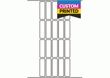 18mm x 63mm - Custom Printed Labels