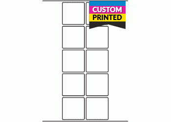 50mm x 60mm - Custom Printed Labels