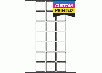 33mm x 33mm - Custom Printed Labels