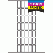 15mm x 33.5mm - Custom Printed Labels 